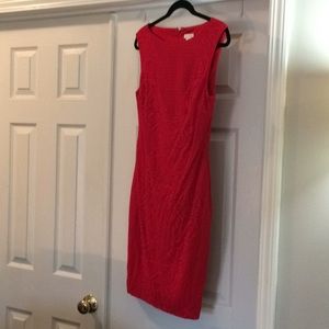 Hot Red Spanish Lace Cache Dress